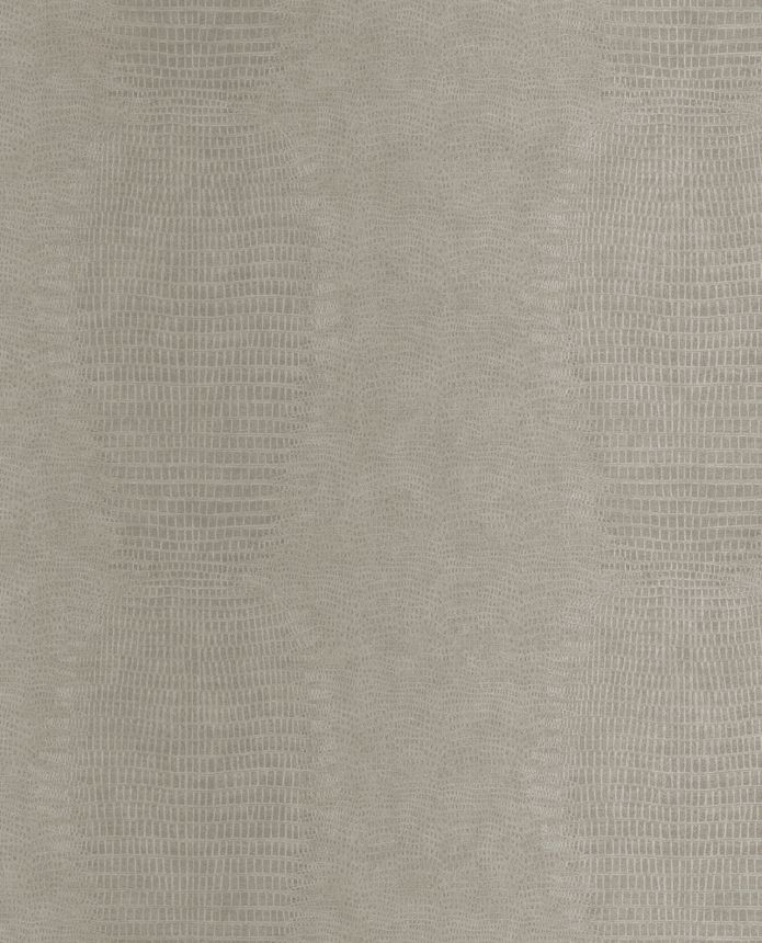 Sivo-béžová vliesová tapeta, imitácia zvieracej kože, 333235, Unify, Eijffinger