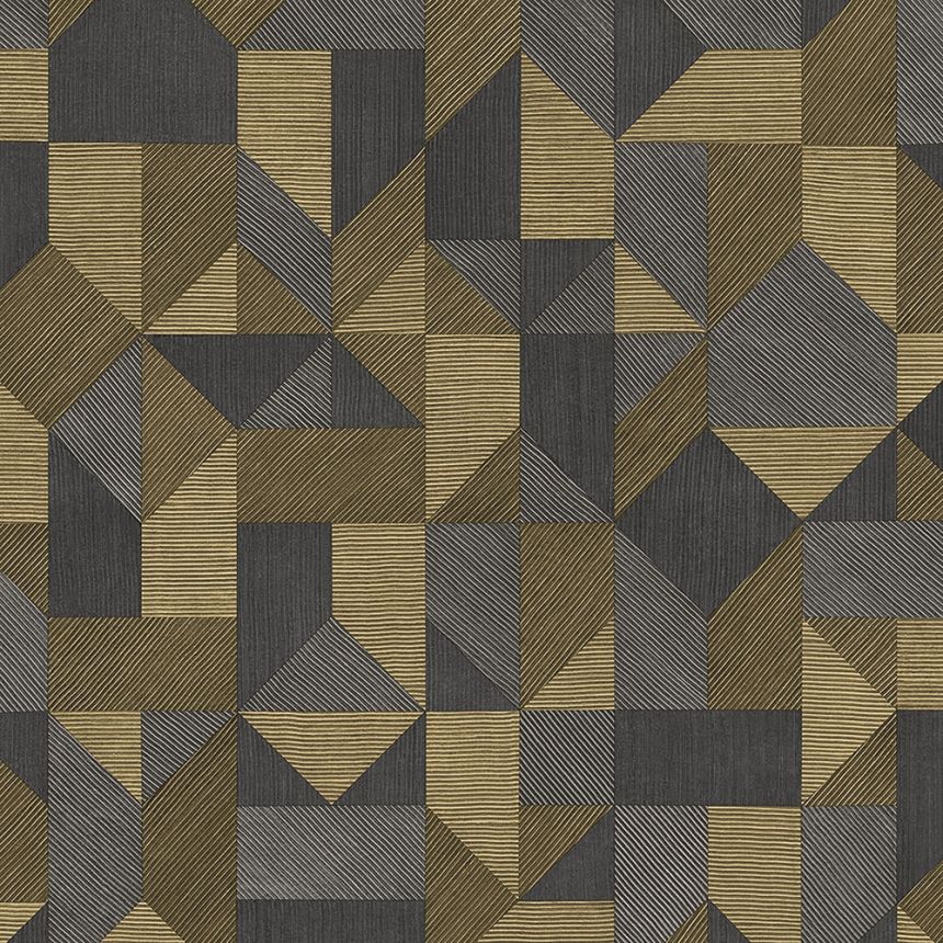 Luxusná geometrická vliesová tapeta BL22771, cubics, Blooming, Decoprint