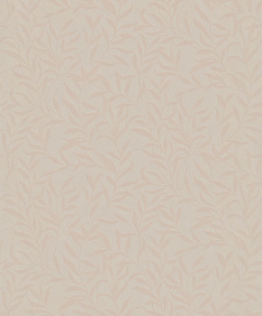 Béžová vliesová tapeta, vetvičky, listy, 221351, Botanical, BN Walls