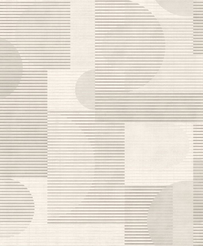 Bielo-sivá geometrická vliesová tapeta, AL26280, Allure, Decoprint