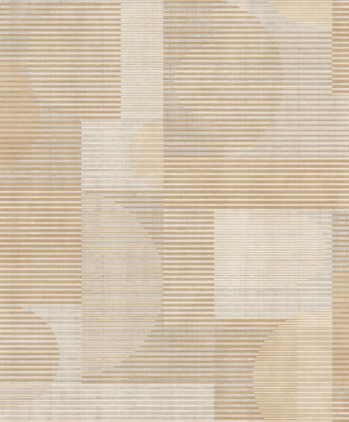 Béžová geometrická vliesová tapeta, AL26281, Allure, Decoprint