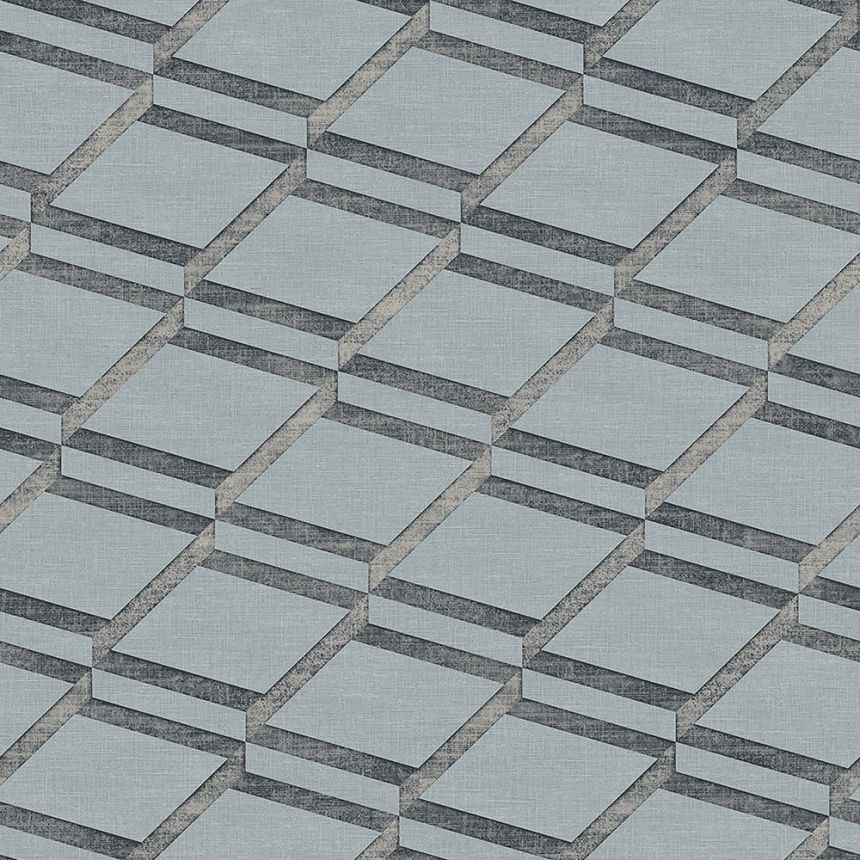 Luxusná geometrická vliesová tapeta BL22734, Squares, Blooming, Decoprint