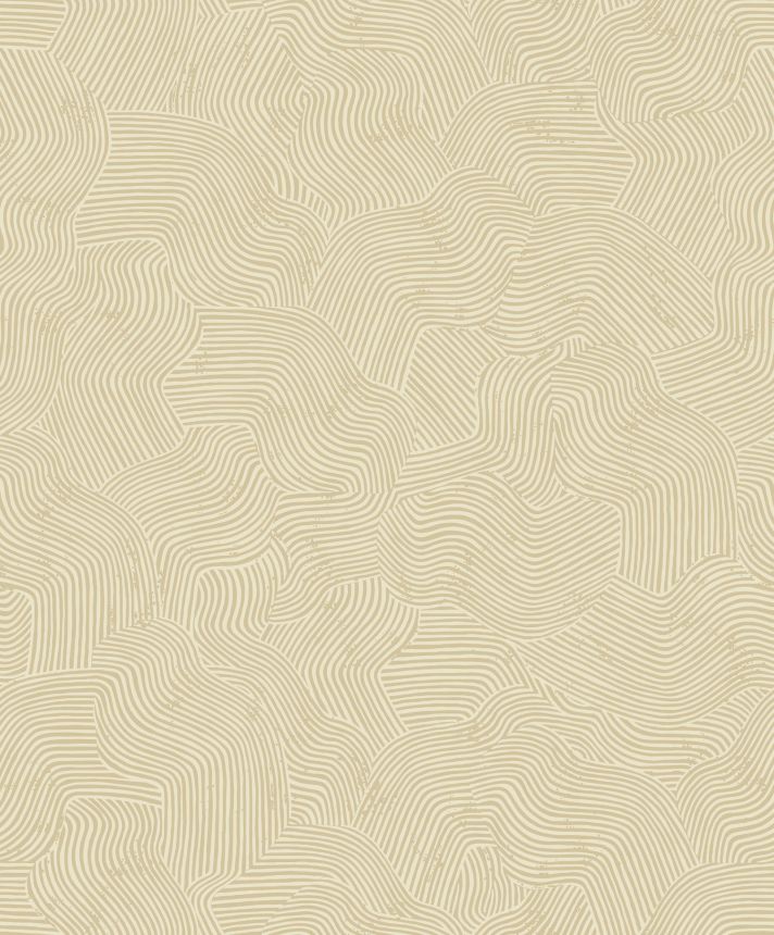 Krémová tapeta s geometrickým vzorom, BA26090, Brazil, Decoprint