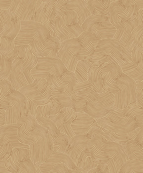 Hnedá tapeta s geometrickým vzorom, BA26091, Brazil, Decoprint