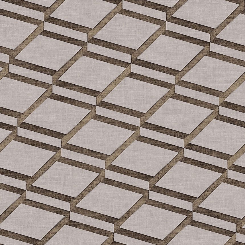 Luxusná geometrická vliesová tapeta BL22732, Squares, Blooming, Decoprint