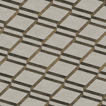Luxusná geometrická vliesová tapeta BL22731, Squares, Blooming, Decoprint