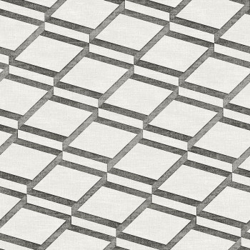 Luxusná vliesová tapeta s geometrickým vzorom BL22730, Squares, Blooming, Decoprint