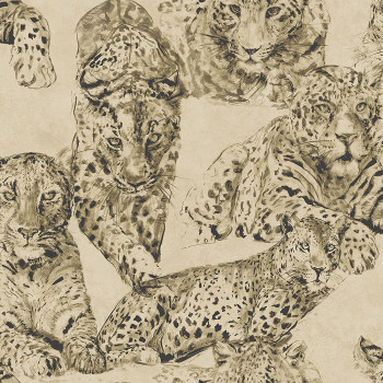 Luxusná vliesová tapeta BL22721, Panther, Blooming, Decoprint