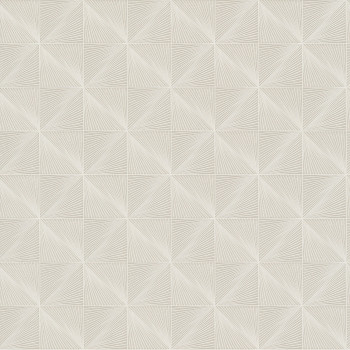 Krémová vliesová tapeta geometrický vzor, CU3315, Cumaru, Grandeco