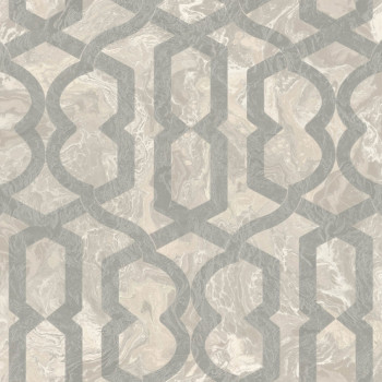 Luxusní  geometrická mramorovaná tapeta, M69922, Splendor, Zambaiti Parati