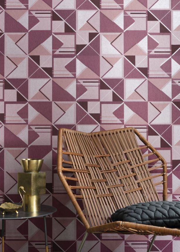 Geometrická vliesová tapeta na stenu BO23071, Square, Bohème, Decoprint