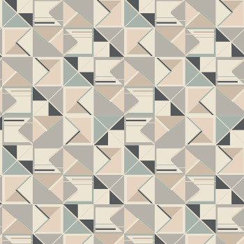 Geometrická vliesová tapeta na stenu BO23071, Square, Bohème, Decoprint