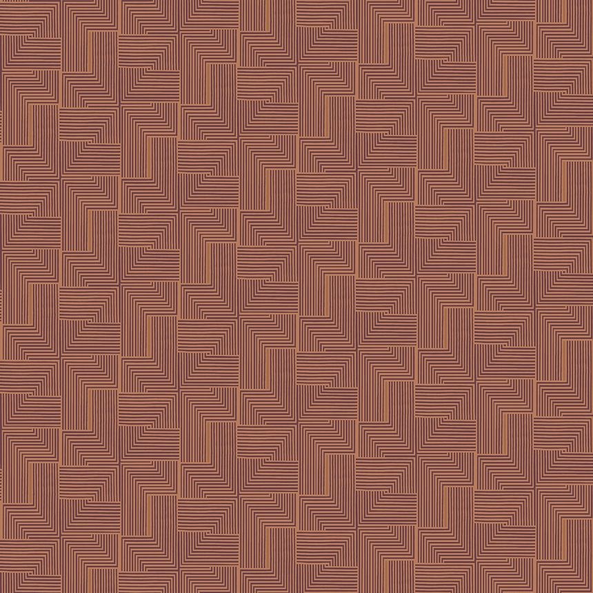 Geometrická vliesová tapeta na stenu BO23061, Labyrinth, Bohème, Decoprint