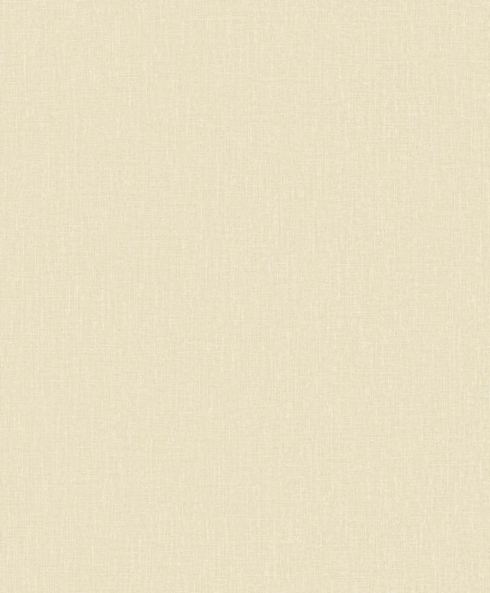 Béžovo-krémová vliesová tapeta, imitácia látky, AT1017, Atmosphere, Grandeco