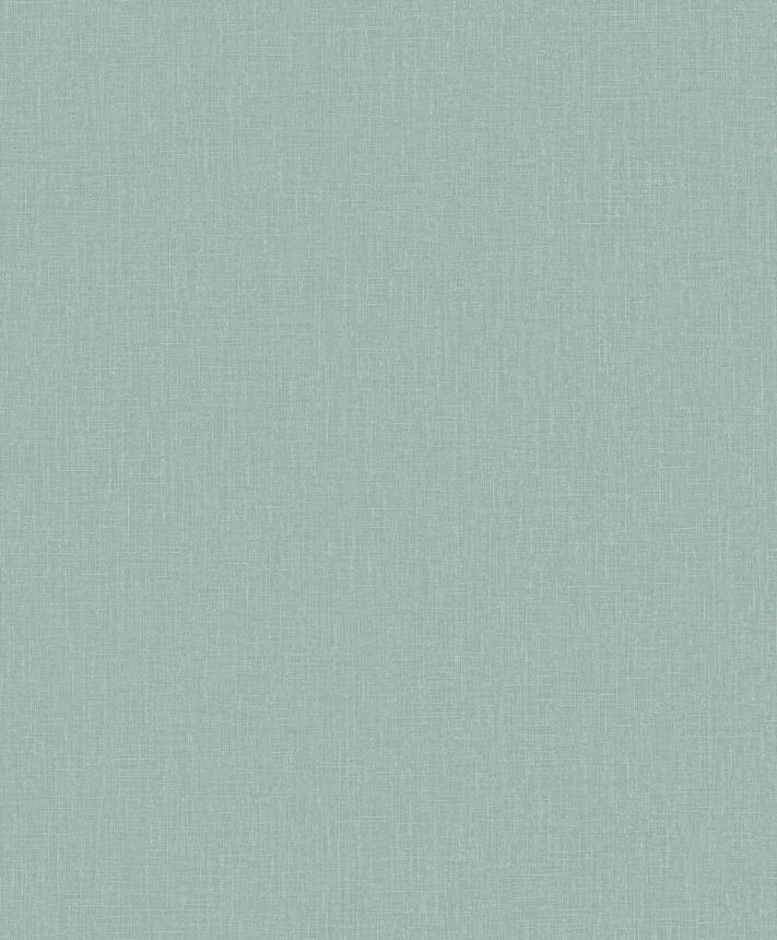 Sivo-tyrkysová vliesová tapeta, imitácia látky, AT1029, Atmosphere, Grandeco