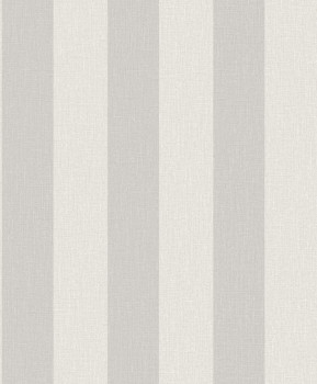 Sivo-strieborná vliesová pruhovaná tapeta, imitácia látky, AT4009, Atmosphere, Grandeco
