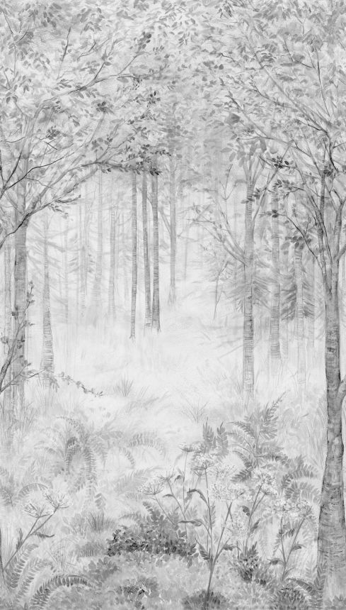 Obrazová vliesová tapeta na stenu, Les, stromy, ML2802, Mural Young Edition, Grandeco