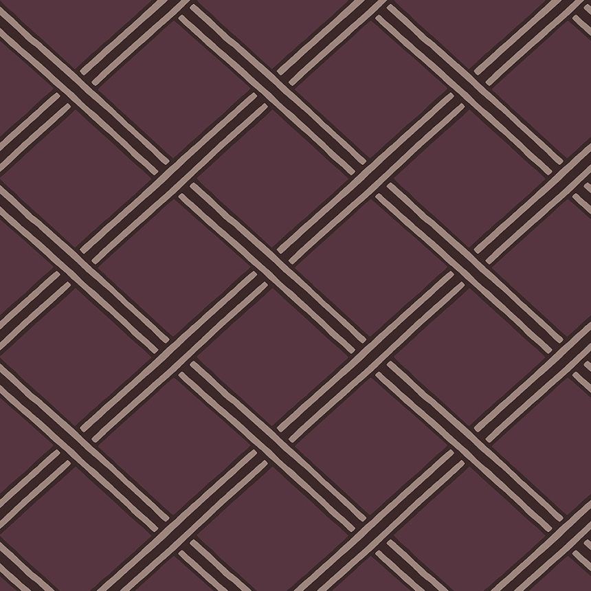 Vliesová geometrická 3D tapeta na stenu BO23031, Braid, Bohème, Decoprint