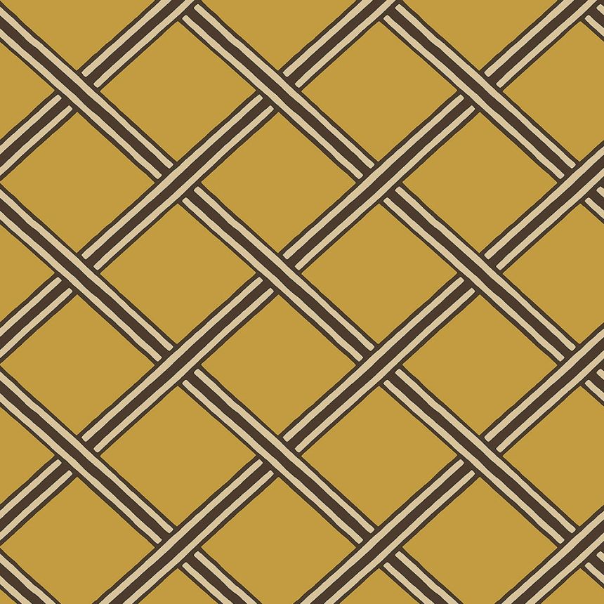 Vliesová geometrická 3D tapeta na stenu BO23030, Braid, Bohème, Decoprint