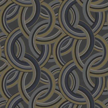 Vliesová geometrická 3D tapeta na stenu BO23024, Diva, Bohème, Decoprint