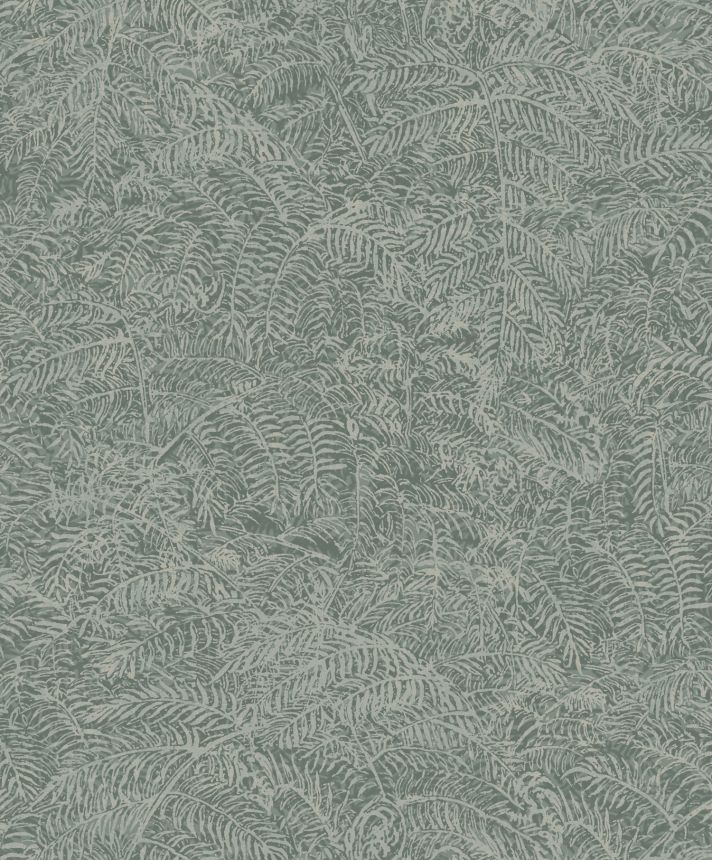 Zelená vliesová tapeta, vetvičky, listy,  M49814, Botanique, Ugepa