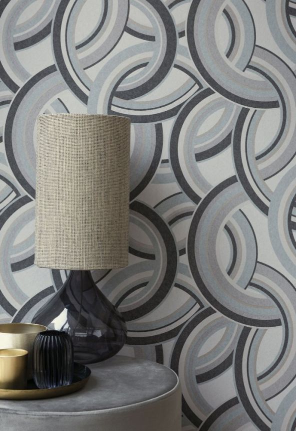 Vliesová geometrická 3D tapeta na stenu BO23022, Diva, Bohème, Decoprint