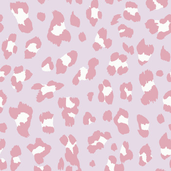 Ružová vliesová tapeta na stenu, koža leoparda, 118724, Envy