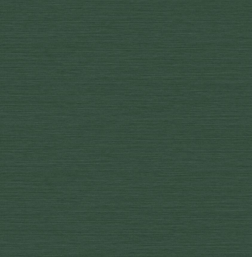 Jednofarebná zelená vliesová tapeta, imitácia látky, 120892, Envy