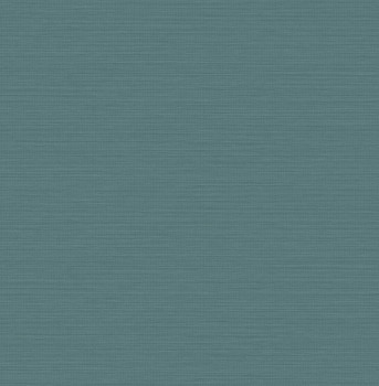 Jednofarebná tyrkysová vliesová tapeta, imitácia látky, 120895, Envy