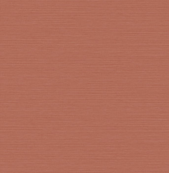 Jednofarebná terakotová vliesová tapeta, imitácia látky, 120898, Envy