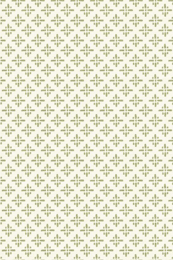 Zeleno-béžová geometrická vliesová tapeta, 118580, Joules, Graham&Brown