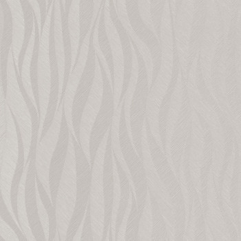 Sivo-béžová vliesová tapeta, vlnky, TI3103, Time 2025, Grandeco