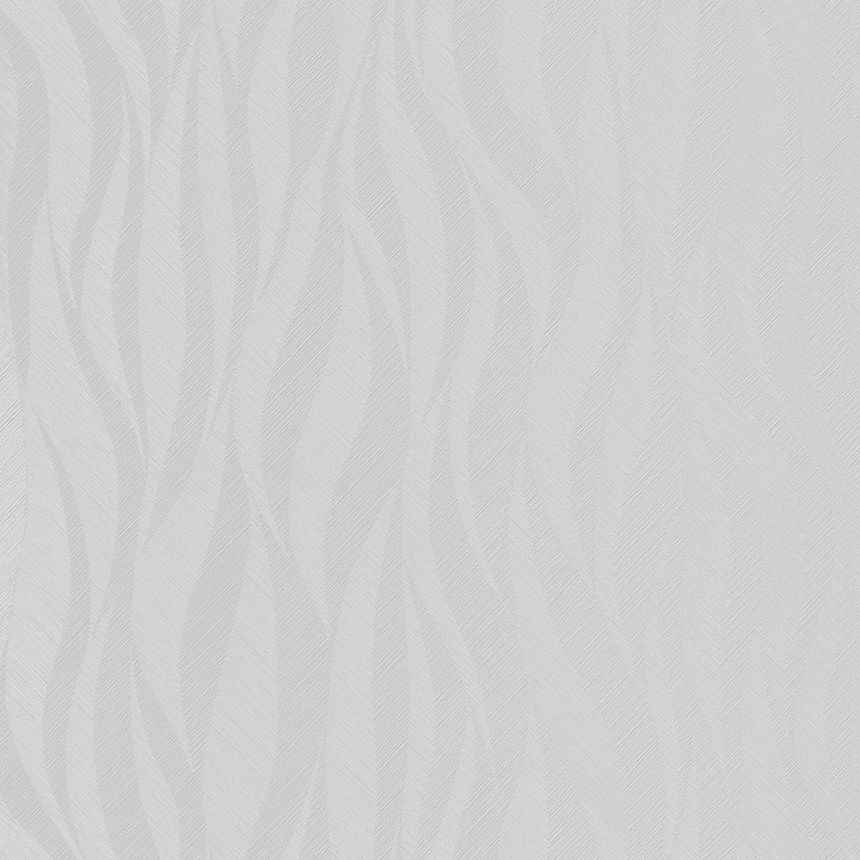 Sivá vliesová tapeta na stenu, vlnky, TI3104, Time 2025, Grandeco