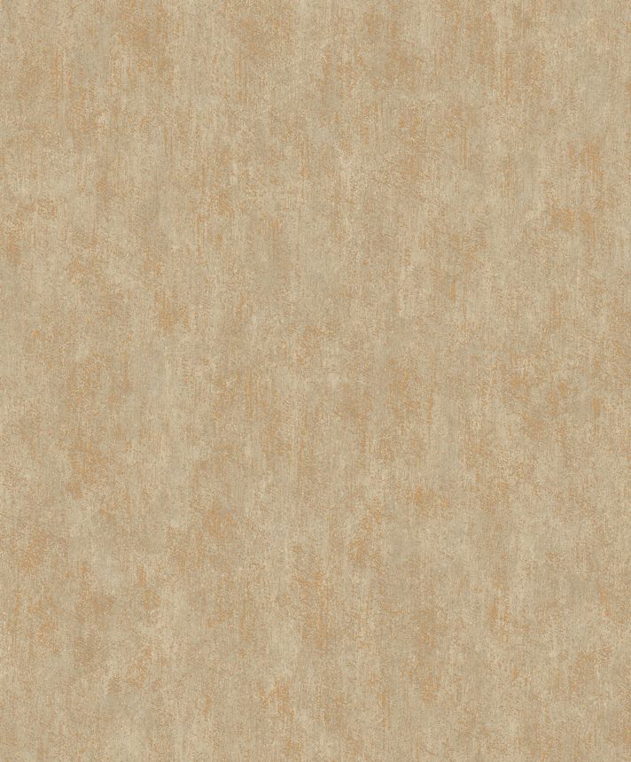 Hnedo-zlatá žíhaná vliesová tapeta na stenu, WP-1162, Modern Metals, York