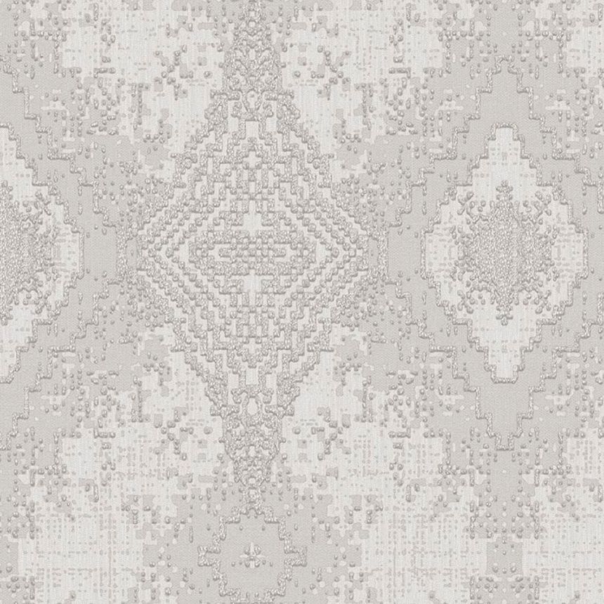 Luxusná krémová geometrická vliesová tapeta, 47721, Eterna, Parato