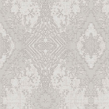 Luxusná krémová geometrická vliesová tapeta, 47721, Eterna, Parato