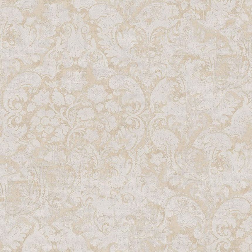 Luxusná béžová ornamentálna zámocká vliesová tapeta, 47751, Eterna, Parato