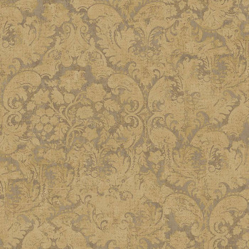 Luxusná hnedo-zlatá ornamentálna zámocká vliesová tapeta, 47753, Eterna, Parato