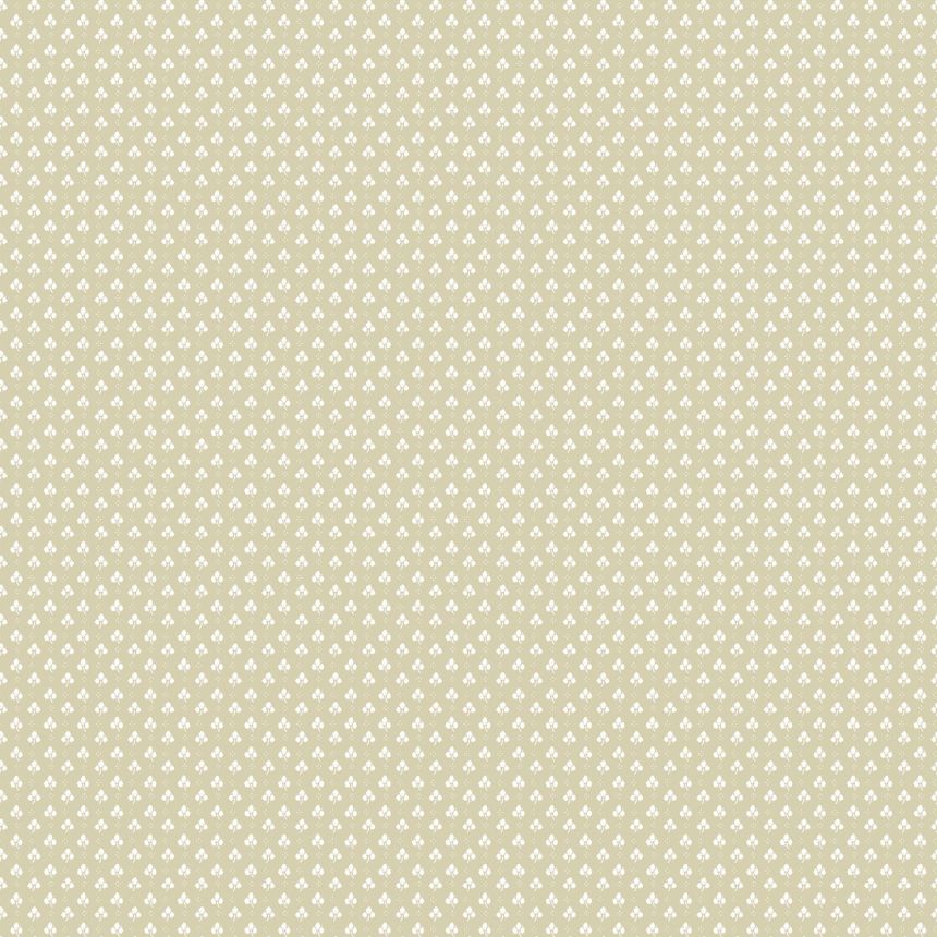 Okrová vliesová tapeta s bielymi lístkami, 12362, Fiori Country, Parato