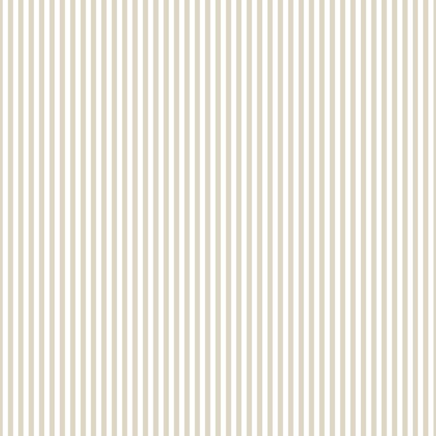 Béžovo-biela vliesová pruhovaná tapeta, 14867, Happy, Parato