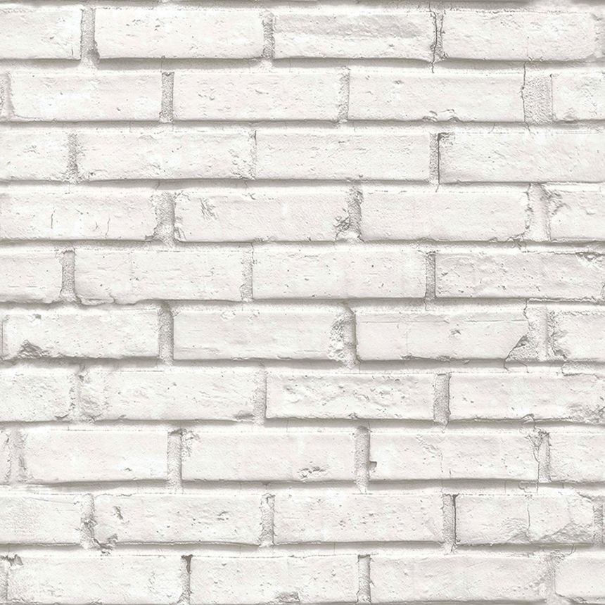 Sivo-biela vliesová tapeta tehla, tehlová stena, 5686, Friends & Coffee, Cristiana Masi by Parato