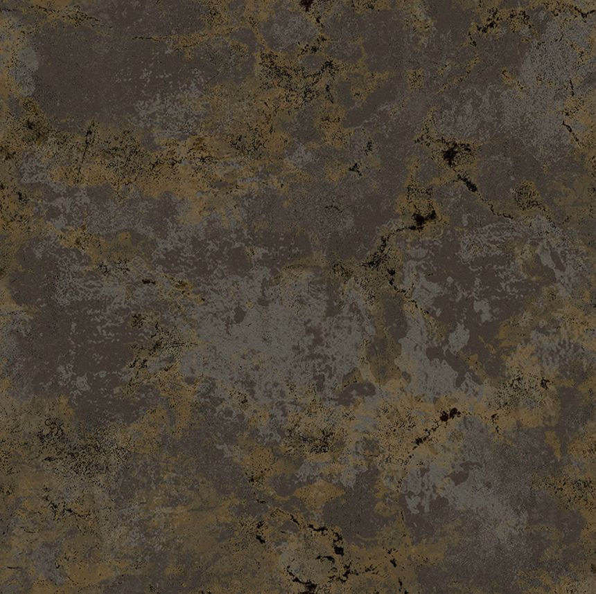 Čierno-zlatá vliesová tapeta na stenu, štuk, betón, 16682, Friends & Coffee, Cristiana Masi by Parato
