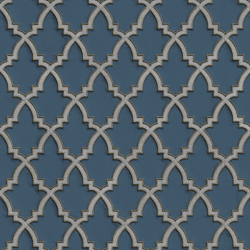 Luxusná vliesová tapeta s vinylovým povrchom DE120027, Geometrický ornamentálny vzor, Wallstitch, Design ID