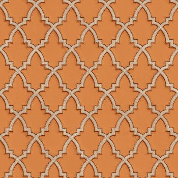 Luxusná vliesová tapeta s vinylovým povrchom DE120026, Geometrický ornamentálny vzor, Wallstitch, Design ID