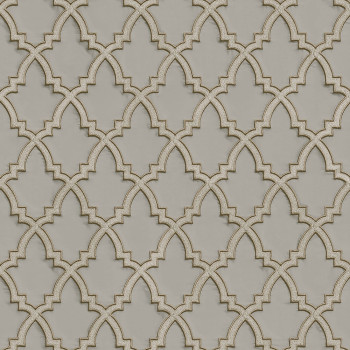 Luxusná vliesová tapeta s vinylovým povrchom DE120024, Geometrický ornamentálny vzor, Wallstitch, Design ID