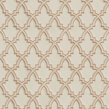 Luxusná vliesová tapeta s vinylovým povrchom DE120023, Geometrický ornamentálny vzor, Wallstitch, Design ID
