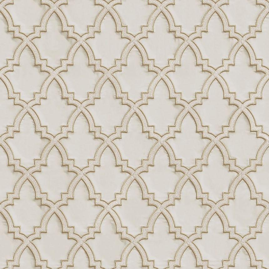 Luxusná vliesová tapeta s vinylovým povrchom DE120022, Geometrický ornamentálny vzor, Wallstitch, Design ID