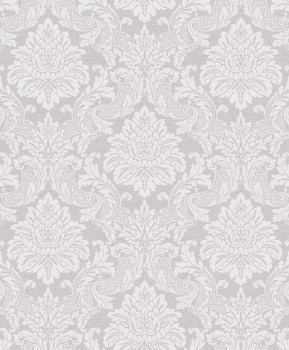 Sivá vliesová tapeta so zámockým vzorom., OTH005, Othello, Zoom by Masureel