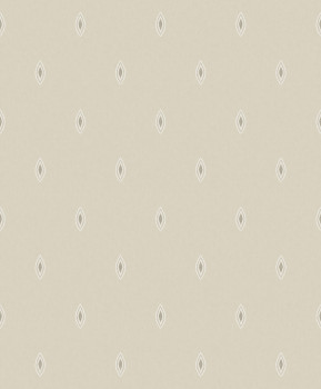 Sivo-béžová vliesová tapeta na stenu, OTH303, Othello, Zoom by Masureel
