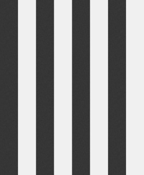 Čierno-biela vliesová pruhovaná tapeta, OTH410, Othello, Zoom by Masureel